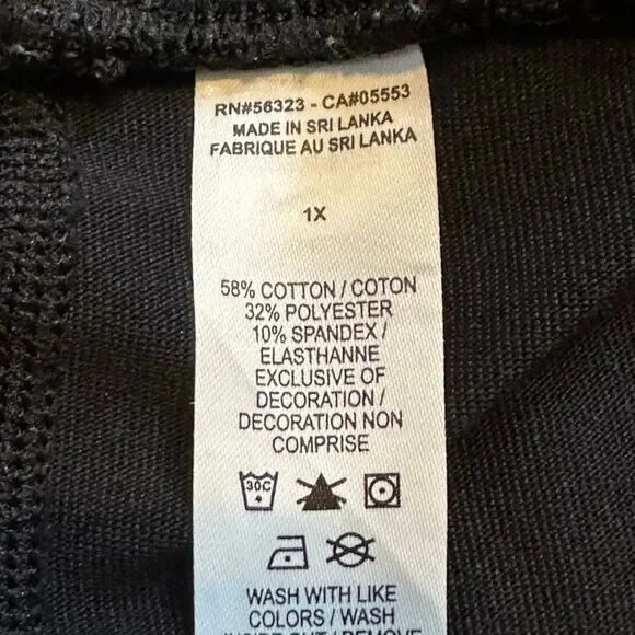 Nike Leggings Black Stretchy | Women Size 1X - Picture 6 of 7